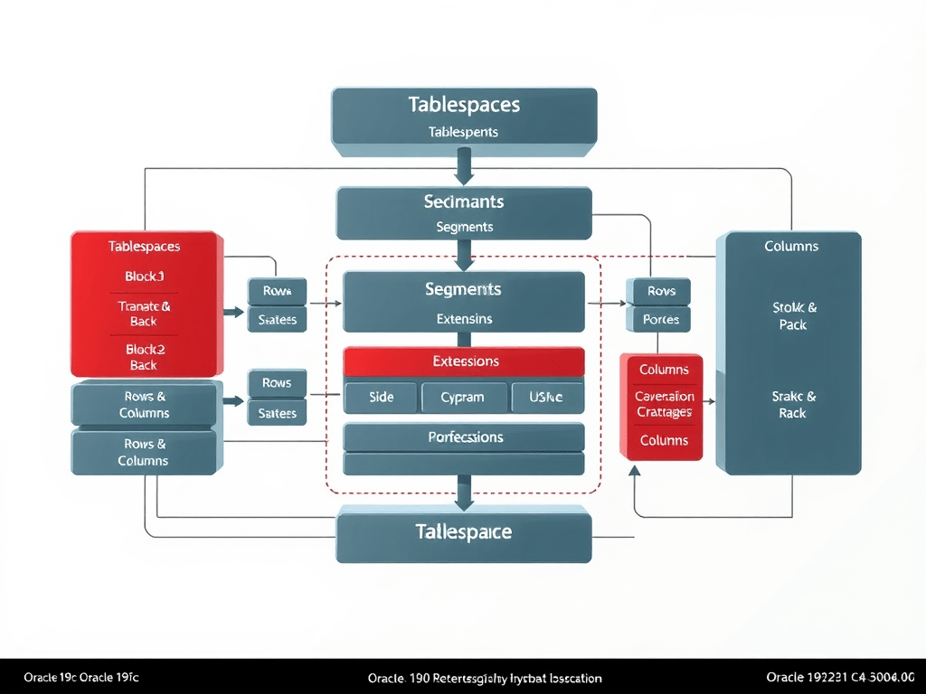 ¿Cómo se almacena la data de una tabla en Oracle&nbsp;19c?